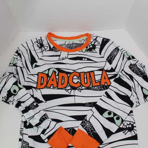 Dadcula Hombre Pequeño Halloween Pijama Conjunto Disfraz Momia Top 34-36 Inferior 28-30 - Imagen 14 de 16