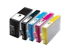 5 CARTUCCE COMPATIBILE PER STAMPANTE HP 364 XL Photosmart B209c C309a C309g 