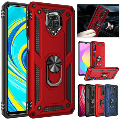 Shockproof Armor Case Ring Cover For Xiaomi Mi 11T 12 Pro Redmi Note 11 10 lot