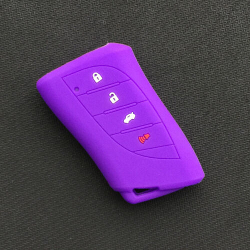 Fit Lexus UX GS ES250 ES300h 4 Button Remote Smart Key Fob Silicone Cover Case - Picture 20 of 27