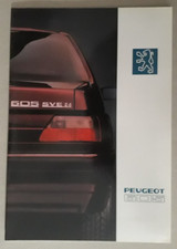 Peugeot 605 Brochure 1991 - SLi  SRi  SVi  SV 3.0  SVE 24