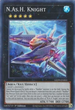 Yugioh! N.As.H. Knight - LED9-EN003 - Super Rare - 1st Edition Near Mint, Englis