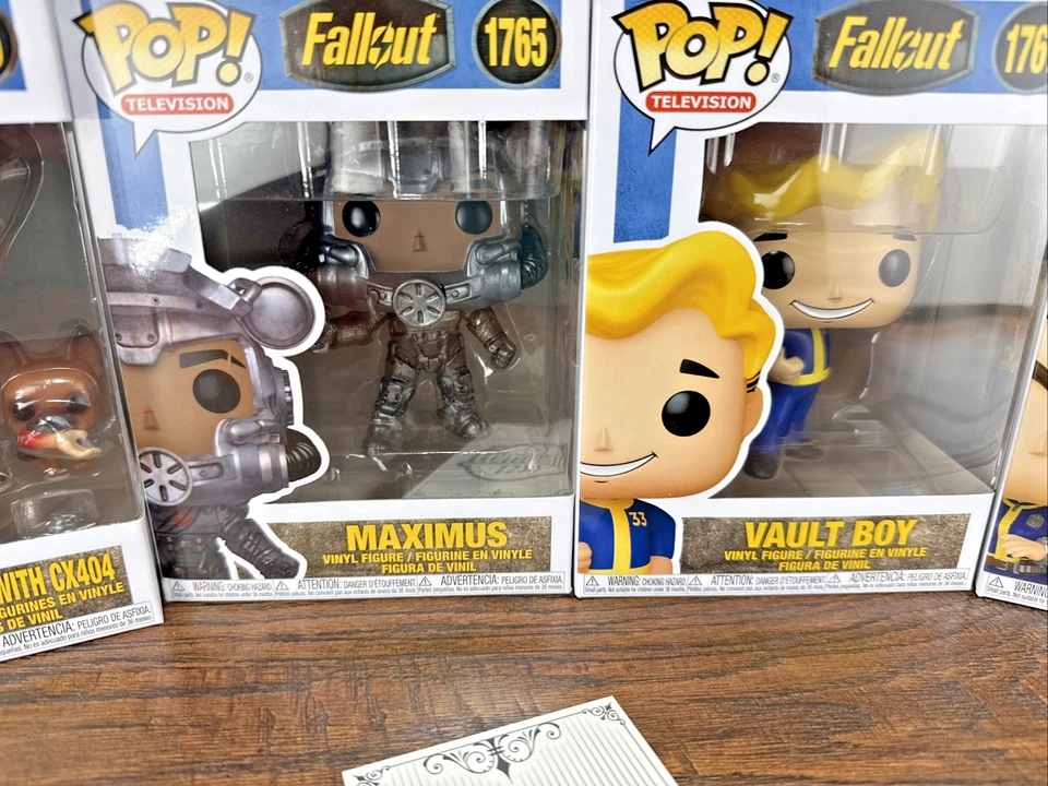 Fallout Funko Pop! ¡Juego de 4!  Nuevo en caja con protectores blandos Foto 4 de 4