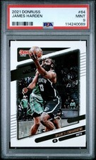 2021 PANINI DONRUSS #64 JAMES HARDEN PSA 9