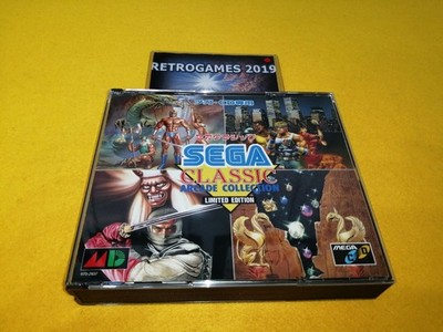 SEGA CLASSICS ARCADE COLLECTION MEGA CD MEGADRIVE  SPINE CARD.