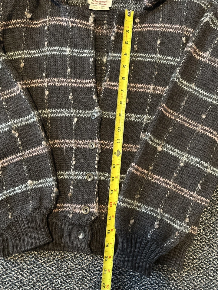 Suéter Pendleton vintage para mujer pequeño, 100 % lana, cabaña, años 80 Foto 3 de 4