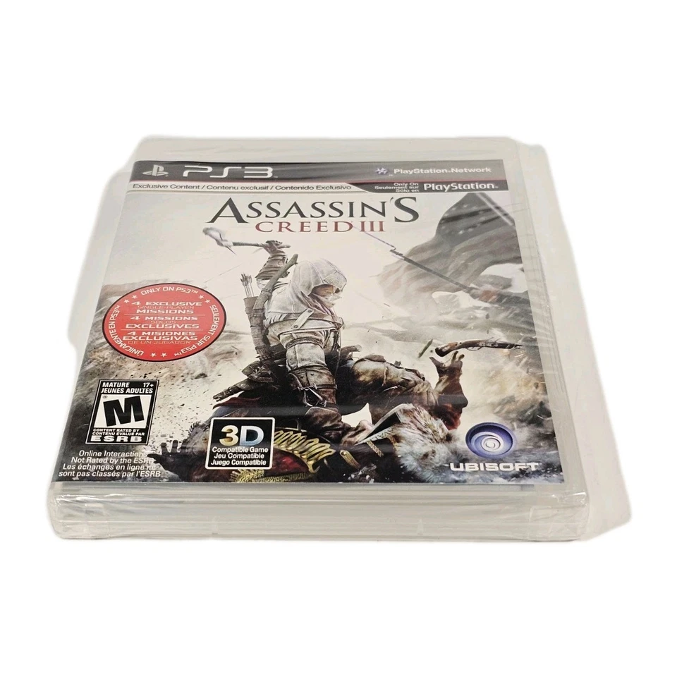 Assassin's Creed III PS3 Brand New Factory Sealed - Image 3 of 3