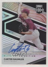 2020 Panini Elite Extra Edition Signatures Carter Baumler #140 Auto 1b3