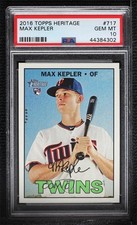 2016 Topps Heritage High Number Short Print Max Kepler #717 PSA 10 GEM MT 8d2