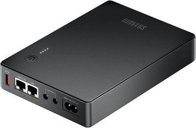 Mini UPS mit Gigabit POE, AC Ausgang, 5V USB 12VDC, 48V-55V POE++