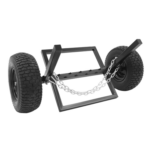 1500 LBS Capacity Log Skidder Heavy Duty Log Holder Log Dolly with Chain Black - 第 5/10 張圖片