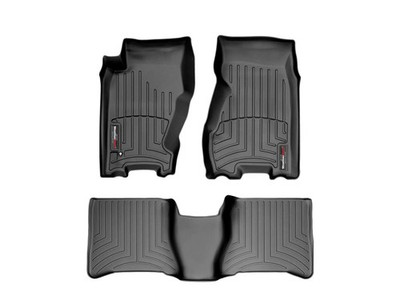 WeatherTech FloorLiner for 1999-2004 Jeep Grand Cherokee - 1st & 2nd Row, Black