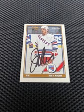JOEY KOCUR 1991-92 O-PEE-CHEE  AUTOGRAPH CARD