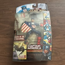 MARVEL LEGENDS QUEEN BROOD SERIES CAPTAIN AMERICA 2007 Build a Figure BAF