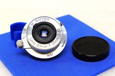 Leica 3.5cm f3.5 Elmar Chr L39 SM Wide Angle Lens w/Caps f/Leica IIIg/IIIF Minty