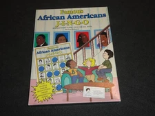 Famous African Americans   J--I-N-G-O   BINGO STYLE GAME #GGA093,  preowned