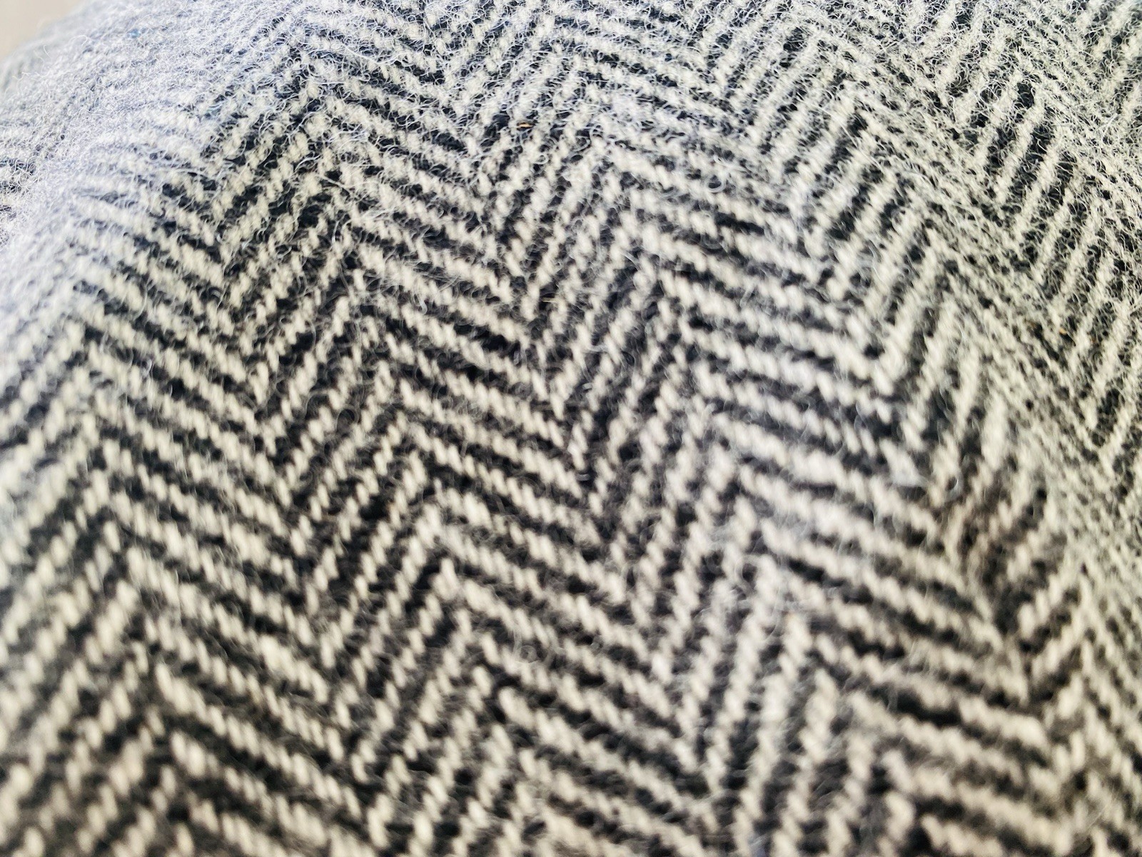 WEATHERPROOF Black Herringbone Wool Flat Cap - Si… - image 4