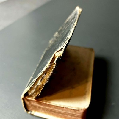 Vintage 1903 Key of Heaven Mini Prayer Book H.I. Kilner Leather