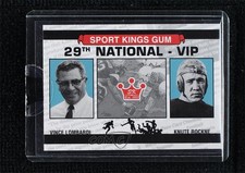 2008 Sportkings National Convention VIP Vince Lombardi Knute Rockne HOF 0b2