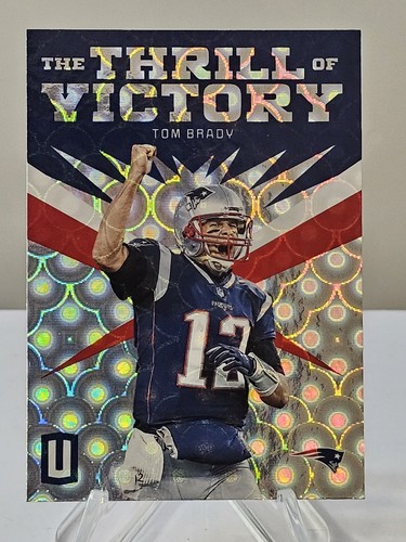 2019 Panini Unparalleled Tom Brady The Thrill Of Victory Insert Groove Parallel