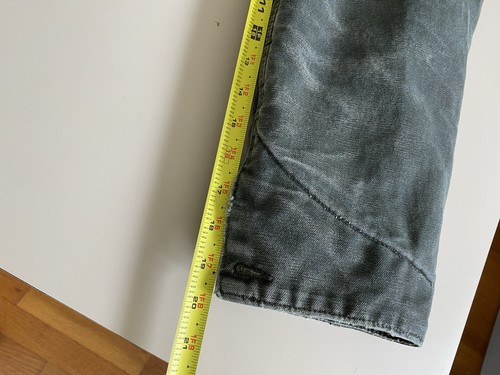 Vintage Carhartt coperta foderata cappotto giacca lavoro uomo XL verde CO2 MOS made in USA - Foto 13 di 13