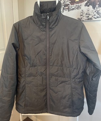 Women s Gray Columbia Omni-Heat Quilted Jacket/Ski Jacket Size Med. Warm,