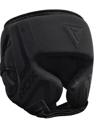 RDX Noir Headgear for Boxing, Training, Grappling, Muay Thai, Padded Head Guard