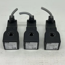 (3x) Parker 71215SN2VNN0N0D100Q3 Safety Shutoff Valve 10W 40psi 1/4in 220V, USED