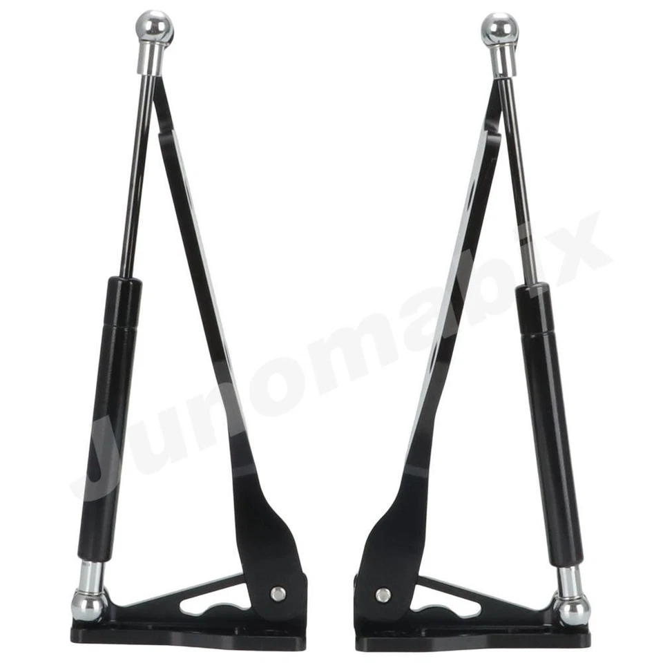 US Billet Aluminum Gas Hood Hinge Latch Support For Honda Civic CRX 1988-1991 EF Foto 3 de 4