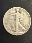 1941 D Walking Liberty Half Dollar Circulated 90% Silver Lot#1525