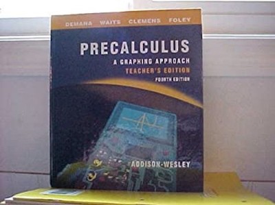 Precalculus, Functions and Graphs Hardcover Franklin D. Demana