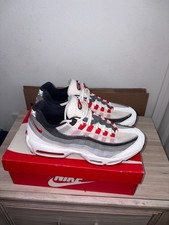 Nike Air Max 95 Big Bubble Premium Men's Shoes White/Comet Red/Neutral