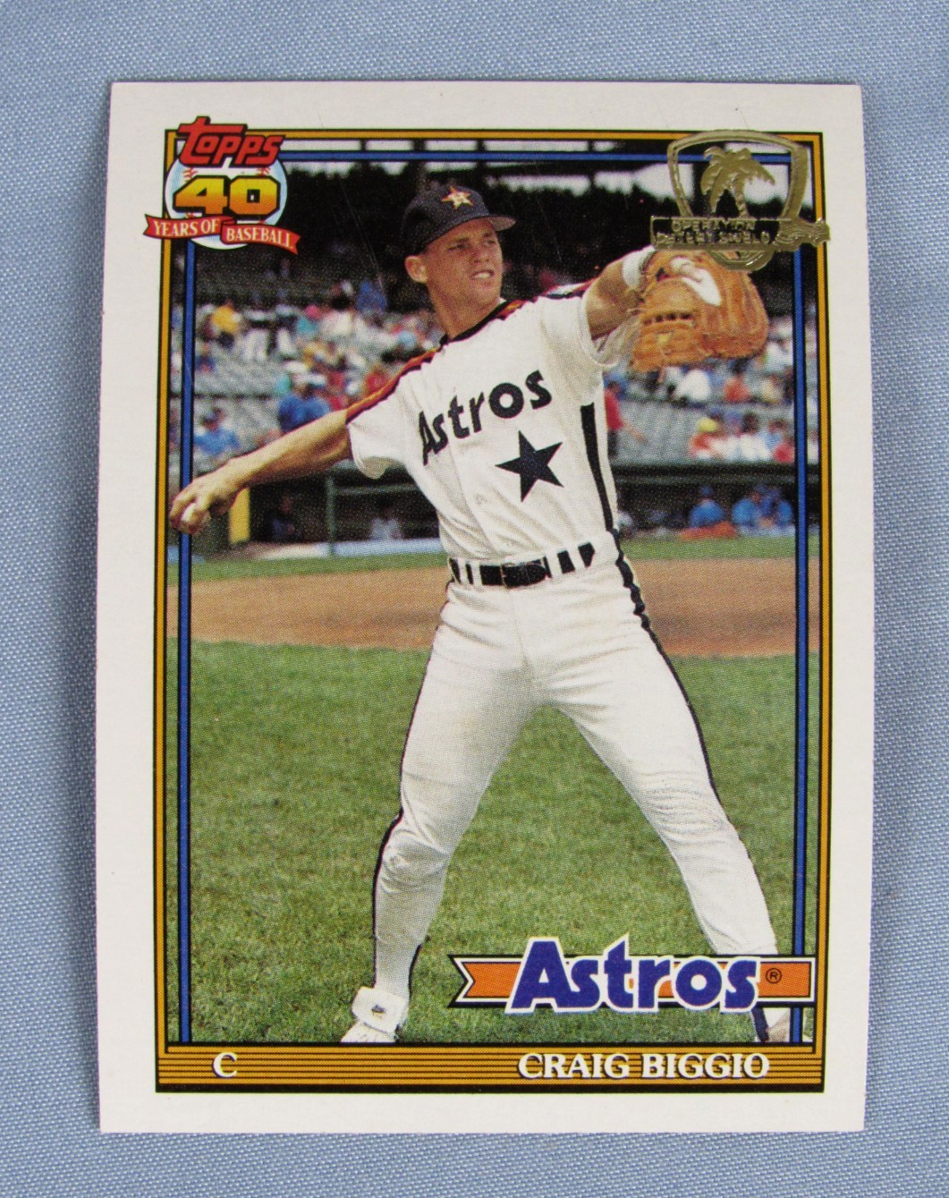 1991 Topps Desert Shield #565 Craig Biggio NrMt-Mt (Set Break) B750