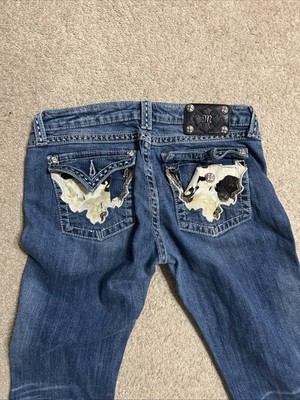 Miss Me Women's Jeans size 31 Cowhide Bootcut 