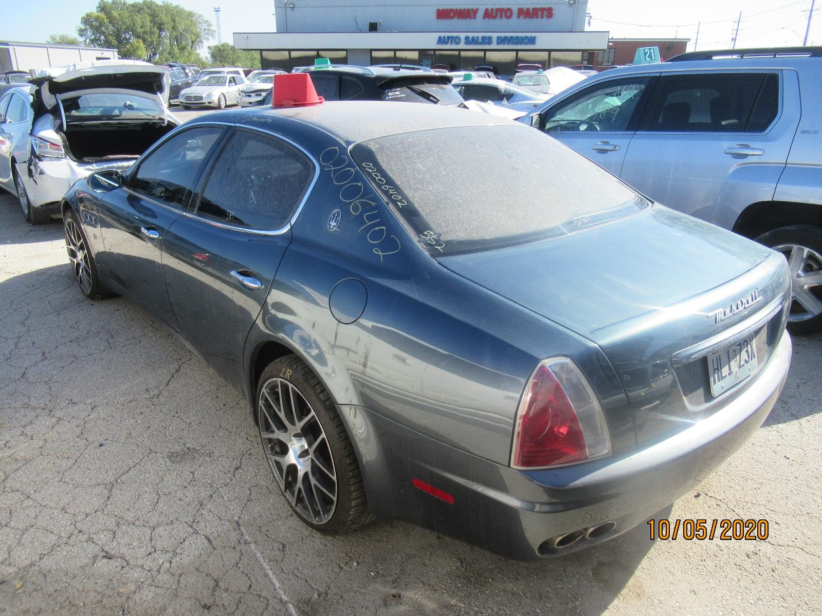 Used Tail Light Assembly fits: 2006 Maserati QUATTROPORTE  Grade A