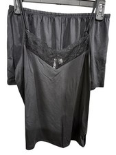 Joyspun, Women's, Knit Cami, Shorts, Pajama Set, Black