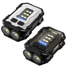 High Brightness Keychain Flashlight USB Rechargeable for Night Fishing Security