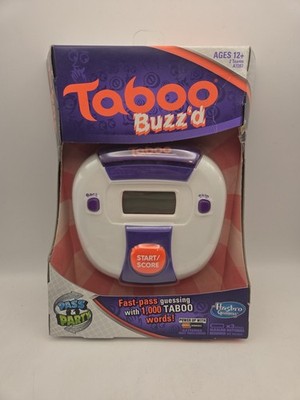 2013 Hasbro Electronic Taboo Buzzed Team Party Game Handheld