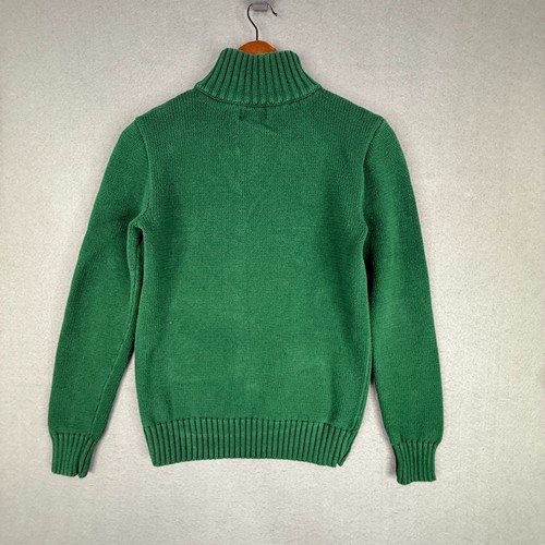 Polo Ralph Lauren Sweater Youth Size XL (18-20) Green 1/4 Zip Pullover Pony - Picture 8 of 10