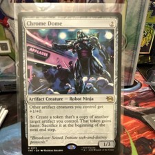 Teenage Mutant Ninja Turtles Chrome Dome Artifact Creature MTG Card 0172 Rare