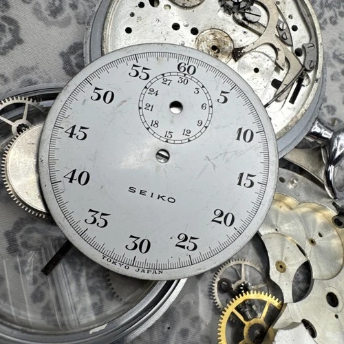 Vintage Seiko Mechanical Stop Watch Parts For Repair 234