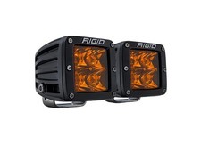 Rigid 20252 D-series Pro Spot Amber Pro Led Light Pair
