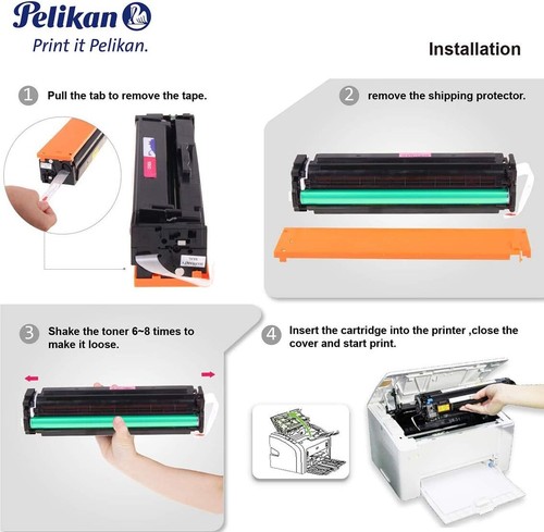 Pelikan Toner ersetzt HP CF403A (passend für Drucker HP Color LJ Pro M 252 / -27 - Bild 7 von 7
