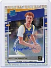 2020-21 Donruss Choice Nico Mannion Rated Rookie Holo Auto #245 RC Warriors
