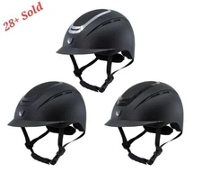Tipperary Ultra Helmet Low Profile - Black Matte - Traditional Brim (Var. Sizes)