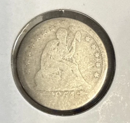1854 25C Arrows Liberty Seated Quarter