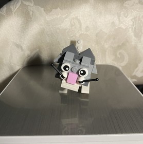 Lego Creator Cute Kitten 30188 Retired Grey and White Cat Figure