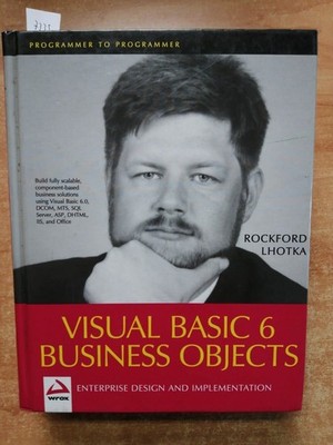 Visual Basic 6.0 Business Objects - hardcover Lhotka, Rockford