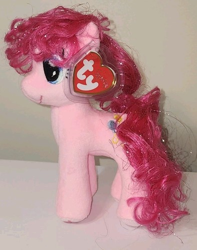 Ty Beanie Baby - PINKIE PIE Sparkle (My Little Pony) 7" MWMTs Stuffed Animal Toy - Picture 6 of 12