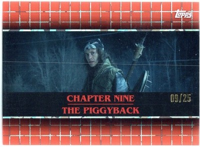 2025 Topps High Tek Stranger Things C-34 The Piggyback EDDIE MUNSON Orange /25